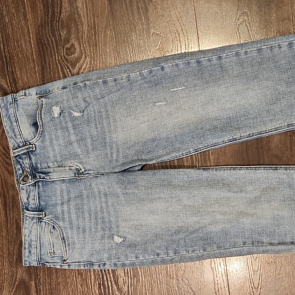 ❤️ COSMIC BLUE LOVE ADRIENNE BOYFRIEND JEANS, DISTRESSED, 10 (30) - Picture 3 of 7